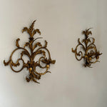 Load image into Gallery viewer, KEPT London Stock Pair of acanthus leaf wall sconces
