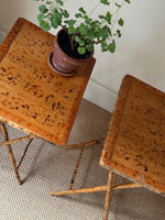 Load image into Gallery viewer, KEPT London Stock Pair of bamboo folding tables

