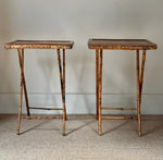Load image into Gallery viewer, KEPT London Stock Pair of bamboo folding tables
