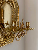 Load image into Gallery viewer, KEPT London Stock Pair of baroque brass wall sconces
