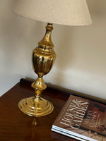 Load image into Gallery viewer, KEPT London Stock Pair of brass shaped lamps
