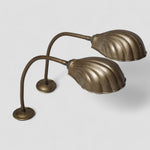 Load image into Gallery viewer, KEPT London Stock Pair of brass shell wall lights
