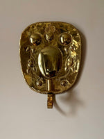 Load image into Gallery viewer, KEPT London Stock Pair of brass wall sconces with embossing

