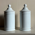 Load image into Gallery viewer, KEPT London Pair of ceramic lidded pots
