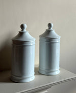 Load image into Gallery viewer, KEPT London Pair of ceramic lidded pots
