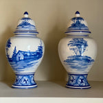 Load image into Gallery viewer, KEPT London Stock Pair of Chinese style blue and white jars

