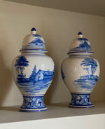 Load image into Gallery viewer, KEPT London Stock Pair of Chinese style blue and white jars
