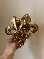 Load image into Gallery viewer, KEPT London Stock Pair of fleur-de-lis wall sconces
