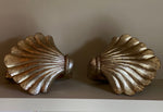 Load image into Gallery viewer, KEPT London Stock Pair of giltwood shell pull backs
