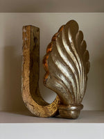 Load image into Gallery viewer, KEPT London Stock Pair of giltwood shell pull backs
