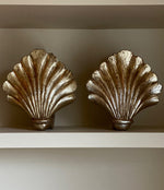 Load image into Gallery viewer, KEPT London Stock Pair of giltwood shell pull backs
