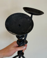 Load image into Gallery viewer, KEPT London Pair of iron tripod candlesticks
