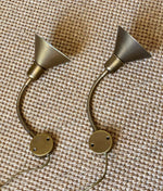 Load image into Gallery viewer, KEPT London Stock Pair of metal wall lights
