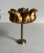 Load image into Gallery viewer, KEPT London Stock Pair of moulded floral curtain pullbacks
