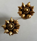 Load image into Gallery viewer, KEPT London Stock Pair of moulded floral curtain pullbacks
