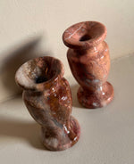Load image into Gallery viewer, KEPT London Stock Pair of pink stone bud vases
