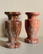 Load image into Gallery viewer, KEPT London Stock Pair of pink stone bud vases
