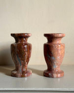 Load image into Gallery viewer, KEPT London Stock Pair of pink stone bud vases
