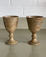 Load image into Gallery viewer, KEPT London Stock Pair of pottery goblets
