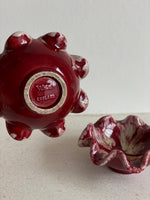 Load image into Gallery viewer, KEPT London Stock Pair of red Wade dishes

