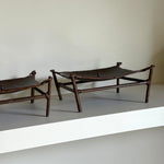 Load image into Gallery viewer, KEPT London Stock Pair of square iron candle holders
