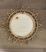 Load image into Gallery viewer, KEPT London Stock Pair of sunburst bamboo mirrors
