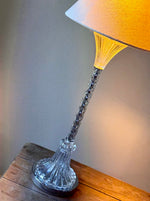 Load image into Gallery viewer, KEPT London Stock Pair of twisted and fluted glass lamps
