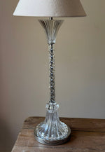 Load image into Gallery viewer, KEPT London Stock Pair of twisted and fluted glass lamps
