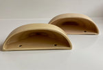 Load image into Gallery viewer, KEPT London Stock Pair of wall vases, Gray&#39;s pottery
