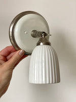 Load image into Gallery viewer, KEPT London Stock Pair of white ceramic wall lights
