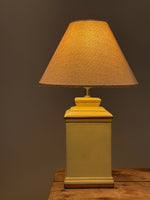 Load image into Gallery viewer, KEPT London Stock Pair of yellow painted lamps
