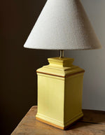 Load image into Gallery viewer, KEPT London Stock Pair of yellow painted lamps
