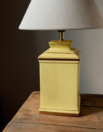 Load image into Gallery viewer, KEPT London Stock Pair of yellow painted lamps
