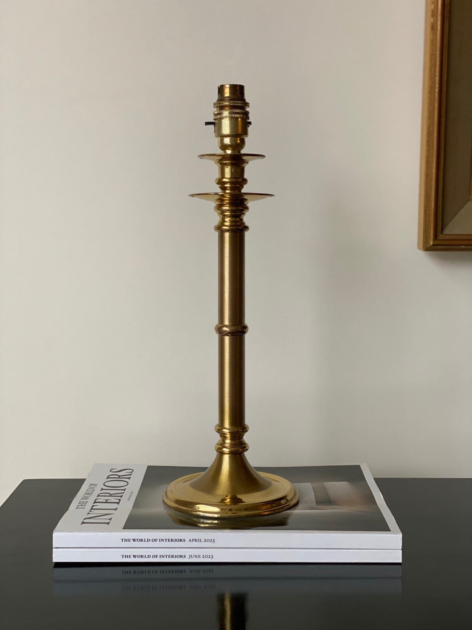 KEPT London Pillar brass lamp
