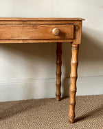 Load image into Gallery viewer, KEPT London Stock Pine washstand with faux bamboo legs
