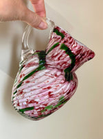 Load image into Gallery viewer, KEPT London Stock Pink and green glass vase
