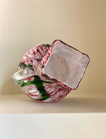 Load image into Gallery viewer, KEPT London Stock Pink and green glass vase
