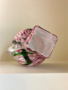 KEPT London Stock Pink and green glass vase