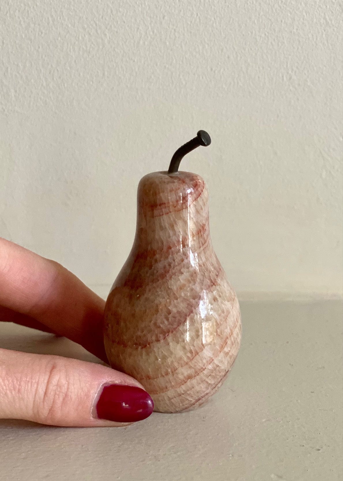 KEPT London Stock Pink onyx pear