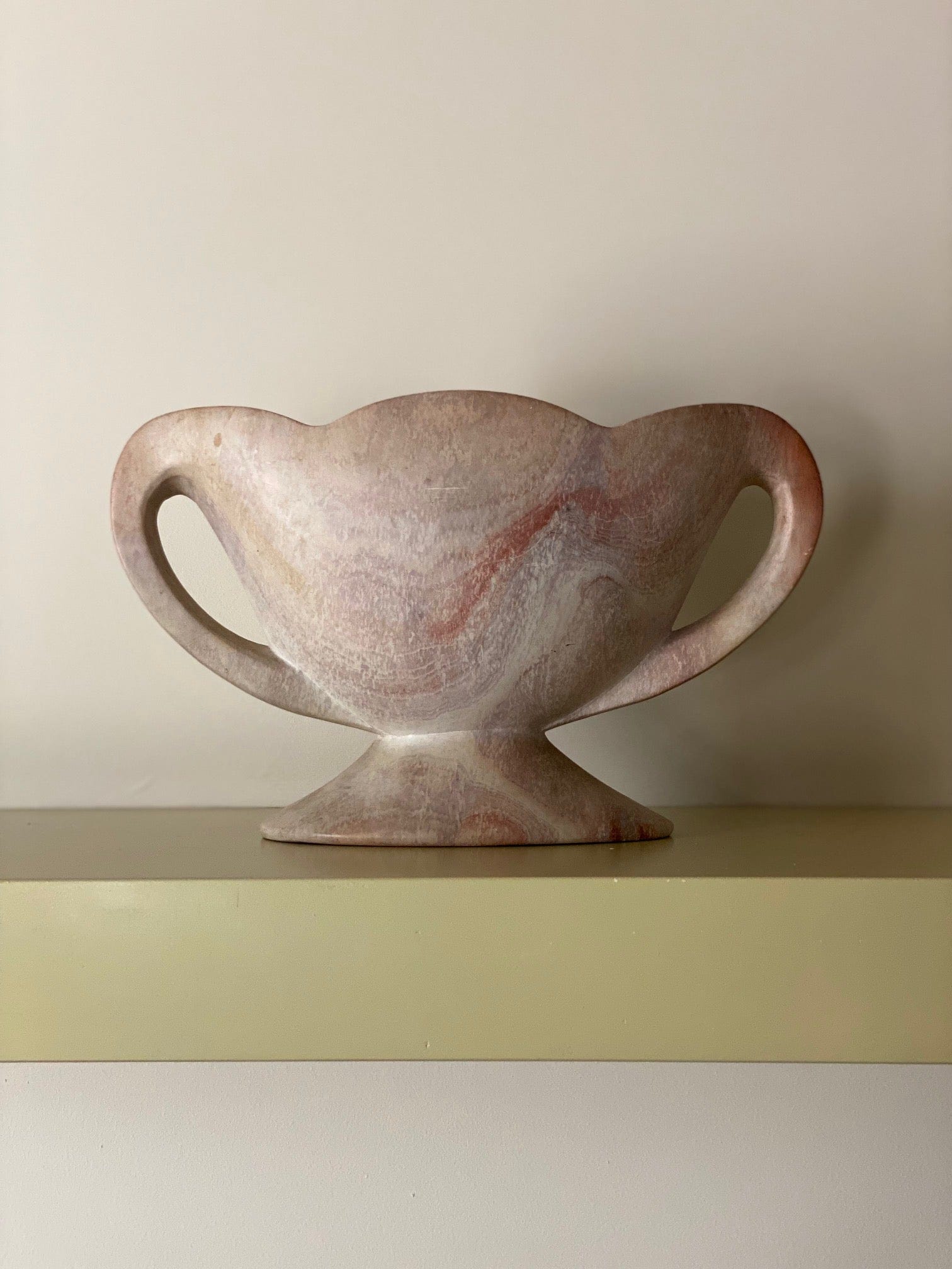 KEPT London Stock Pink stone mantle vase