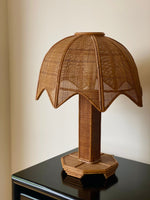 Load image into Gallery viewer, KEPT London Rattan and wicker large lamp
