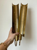 Load image into Gallery viewer, KEPT London Stock Reflex brass wall sconces, Pierre Forsell
