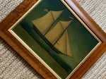 Load image into Gallery viewer, KEPT London Stock Reverse glass ship painting, English
