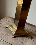 Load image into Gallery viewer, KEPT London Stock Rhombus brass lamp with lion feet
