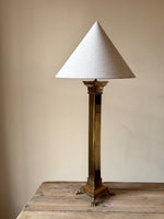 Load image into Gallery viewer, KEPT London Stock Rhombus brass lamp with lion feet

