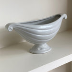 Load image into Gallery viewer, KEPT London Stock Ribbed mantle vase with curled handles
