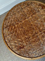 Load image into Gallery viewer, KEPT London Stock Round wicker woven table
