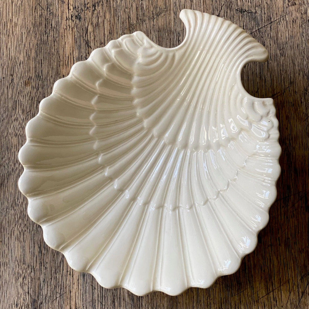 KEPT London Royal Creamware shell dish