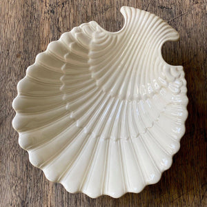 KEPT London Royal Creamware shell dish