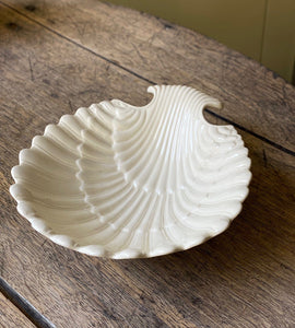 KEPT London Royal Creamware shell dish